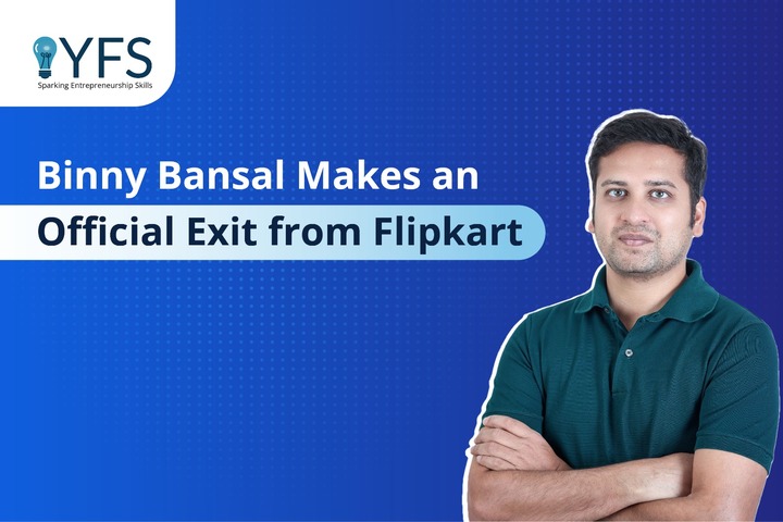 Binny Bansal Makes an Official Exit from Flipkart