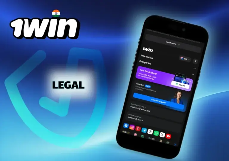Legality of the 1win App India